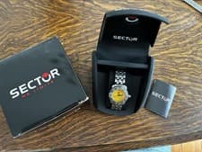 39mm Titanium Swiss Sector Diving Team 1000 Diver Watch w/Yellow Dial