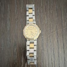 Baume & Mercier Riviera Women’s Swiss Made Two-Tone Wristwatch, Gold Dial