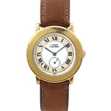 Cartier Must2 Ronde W1006922 Quartz 925 silver Boys Watch 90320148