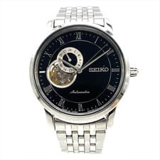 Seiko SEIKO 4R39-00M0 Presage Watch Automatic Winding Black Dial SS Men's