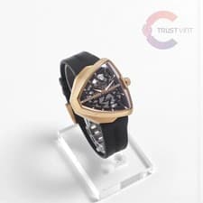 Hamilton H245250 Automatic Analog Watch Black Rubber Strap Men's Watch Japan