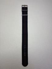 Tudor Bay GMT Fabric Strap Black & Red 22mm Used with Spring Bar