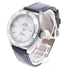 OMEGA Seamaster Planet Ocean 232.33.38.20.04.001 38mm SS White Dial Date #C1105