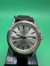 Vintage Nice TECHNOS The King Automatic Swiss Made Mens Divers Wristwatch