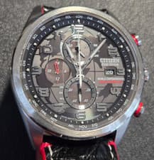 Citizen H800-S082285 World Time Eco Drive Limited # 1805 Chronograph Mens Watch