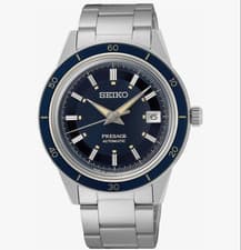 Seiko Presage Style 60s SARY223 Blue Dial Automatic Men's Watch Japan