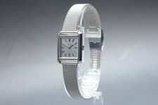 Vintage 1973 Omega De Ville Cal.485 Ladies Silver Dial Square Mesh [Near Mint]