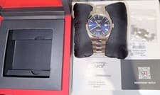 TISSOT Gentleman Automatic Powermatic 80 Watch with SS Bracelet Blue Dial