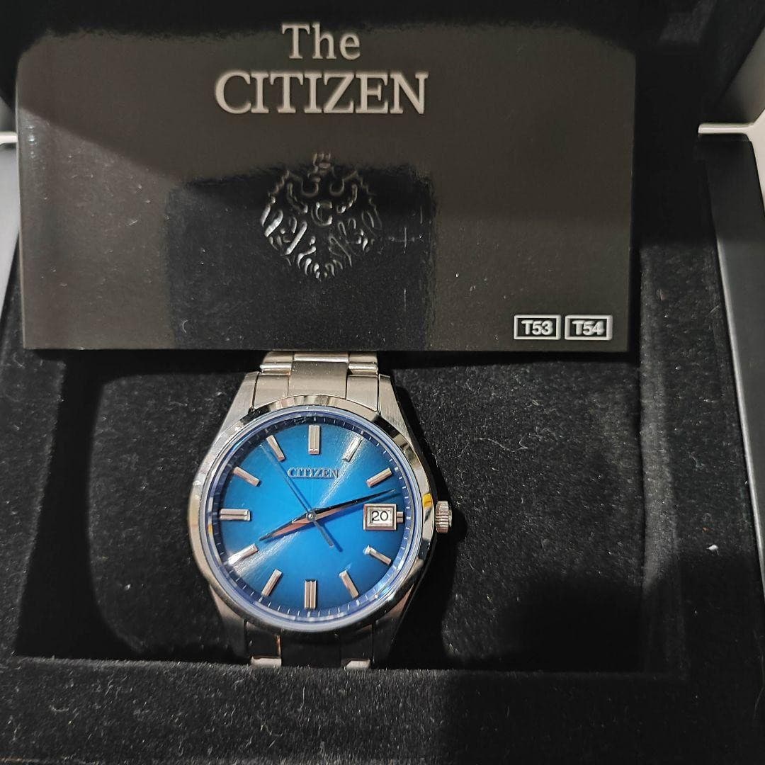 Citizen The CITIZEN AQ4000-51L Eco-Drive Blue Dial Watch Japan