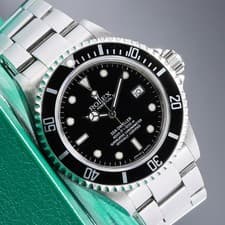 Rolex Sea Dweller 40mm Oystersteel Black Dial Aluminum Bezel Oyster 16600