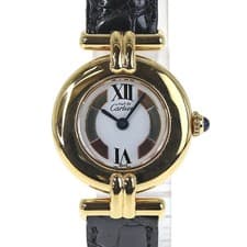 Cartier 167960 Must Colisée Trinity White Used watch Excellent condition