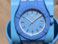 Maurice Lacroix Icon Tide AI2008 Quartz Blue Dial 40mm Men’s Used