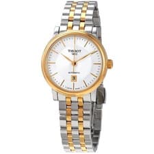 Tissot T122.207.22.031.00 Carson Silver Dial 30 mm Women's Watch New