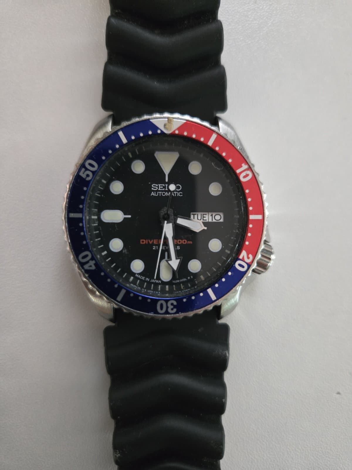 Seiko SKX009J1 7s26-0020 Diver's 200m with new, upgraded NH36 automatic movement