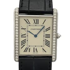 CARTIER Tank Louis Cartier XL WT200006 Silver Stainless Steel Manual #OK352