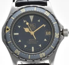 【EXC+5】TAG Heuer 2000 Professional 972.613 Moondust Navy Dial Diver Quartz JAPAN