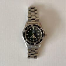 Tag Heuer Professional 200m Diver Watch 995.413 Black Date Ladies Steel From JP