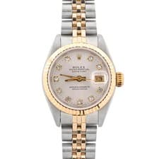 Pre-Owned Rolex Lady-Datejust 26mm 69173 with Box & Papers 1992