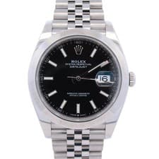 Rolex Datejust 41mm Black Dial Watch Ref# 126300