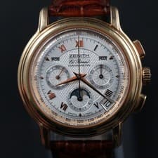 Zenith El Primero chronograph Chronometre18K RG with caliber 410 - Full Set