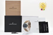 Full Set [ MINT ] Hamilton H70545540 Khaki Field Automatic Blue Dial Men's Watch