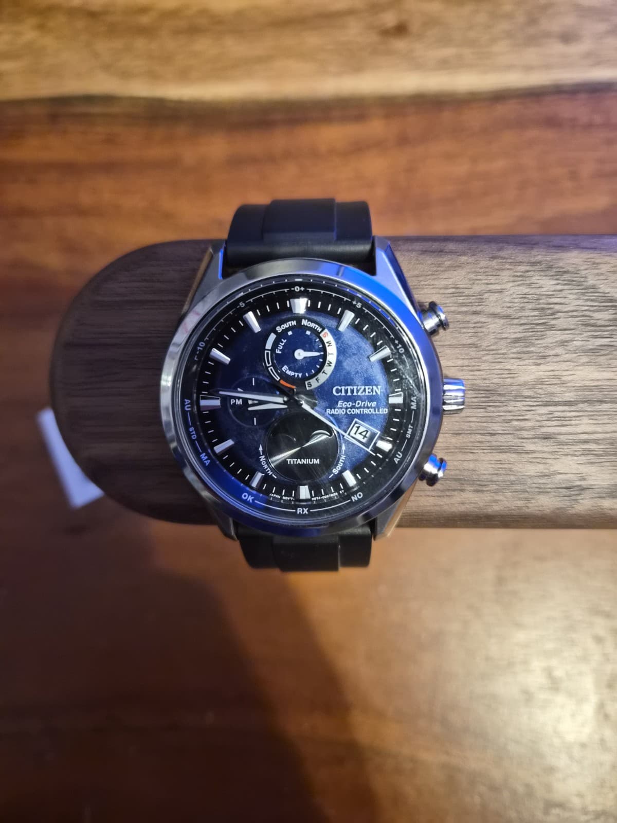 Citizen Men's Tsuki-Yomi A-T Perpetual World Time Watch - BY1010-57L NEW