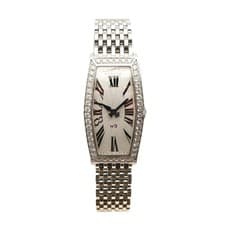 Bedat No. 3 20mm Steel Diamond Silver Guilloche Ladies Quartz Watch 386.031.600