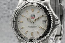 [Exc+5] TAG HEUER SEL WG1112-K0 White Dial Silver 40mm Men Quartz Watch