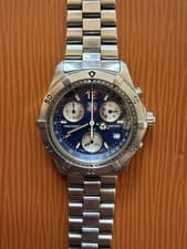 Vintage 1996 Tag Heuer 2000 Professional CK1112 Chronograph QZ Men's Watch