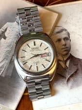 Vintage King Seiko Hi-Beat 5626-7090 automatic Chronometer Unique Patina Dial