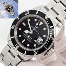 Rolex Submariner Date Black Tritium Dial 40mm Steel Oyster Watch 16610