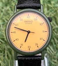 Seiko Vintage Analog Watch Mens 37.5mm Case 19cm Classic wrist 19cm