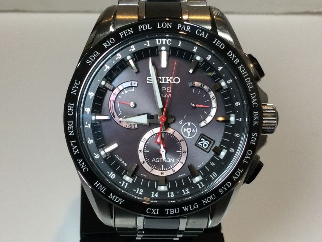 Seiko Astron SBXB041 GPS Solar Titanium Ceramic 8.27in Wrist
