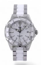 TAG Heuer Aquaracer Quartz White Ceramic  35mm - WAY131H - Diamond Bezel - £3300