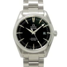 OMEGA Seamaster Aqua Terra Co-axial 2503 50 Date Black Dial Mens 90310595