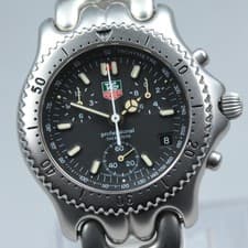 Vintage TAG Heuer SEL S39.306 Chronograph Men's Quartz Watch 40mm 27J Date