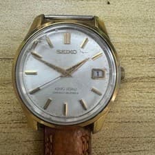 Seiko King Seiko 4402-8000 Handwinding Watch with Date Used From Japan