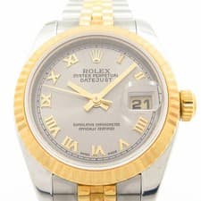 ROLEX Datejust 179173 F****** Gray Women's Wrist Watch