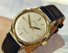 1950's Vintage HAMILTON Automatic MICRO-ROTOR , Stunning SILVER Dial, Serviced