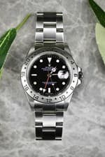 Rolex Explorer II Black Dial 16570 Engraved Rehaut 40mm Automatic Watch - 2009