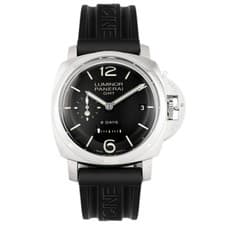Panerai Luminor 1950 GMT 8 Days Stainless Steel Black 44mm PAM00233 Full Set