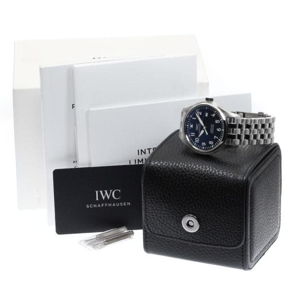 IWC SCHAFFHAUSEN PILOT WATCH MARK XVIII IW327016 40mm SS Navy Dial #C320