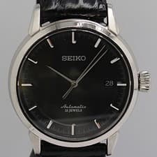 Seiko Presage SARX025 Automatic Men's Watch Black Dial Date Excellent Condition