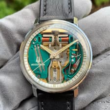 1969 Bulova Accutron 214 Spaceview "G" Ref. 2528 Stainless Steel - Serviced