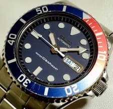 Seiko Pepsi Diver  7S26-0040 Automatic Watch Vintage Rare Collectible