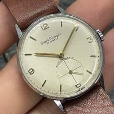 VINTAGE  GIRARD PERREGAUX KAMASUTRA DIAL MANUAL WIND CAL 03 SWISS WATCH Ca 1950