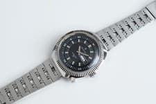 Vintage Invicta Automatic Watch from the 1970s. Large 43mm compressor with inter