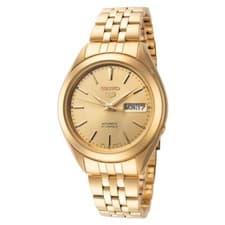 Seiko Series 5 SNKL28K1 Superior Automatic Watch Man Woman Total Gold