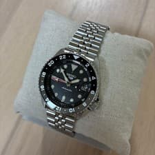 SEIKO 5 Sports GMT SBSC001 Automatic Mechanical Watch Black Dial