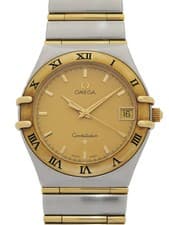 OMEGA Constellation Full Bar 1212.1 Gold Men's Used Watch #41021